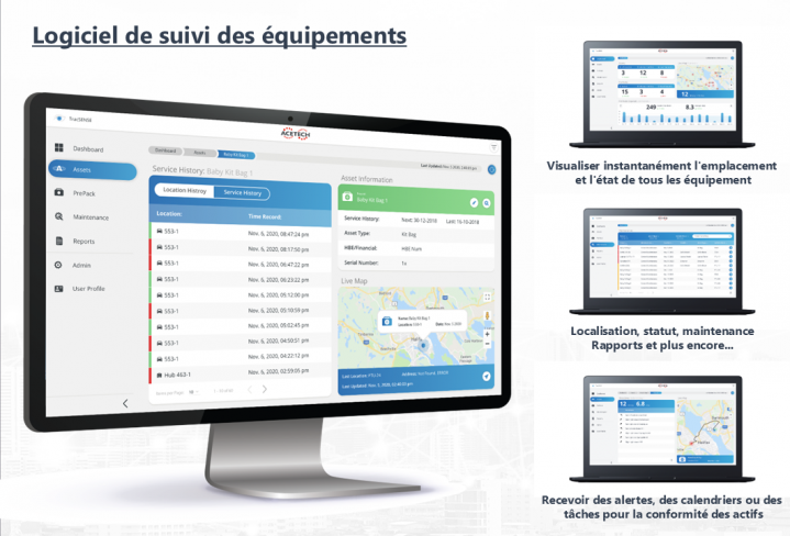 Logiciel de suivi des équipements France